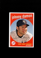 2008 Topps Heritage #155 Johnny Damon NEW YORK YANKEES MINT Black Number Variation